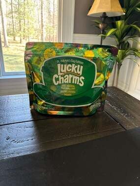 NEW Lucky Charms Just Magical Marshmallows Limited Edition St. Patrick's Day Edi